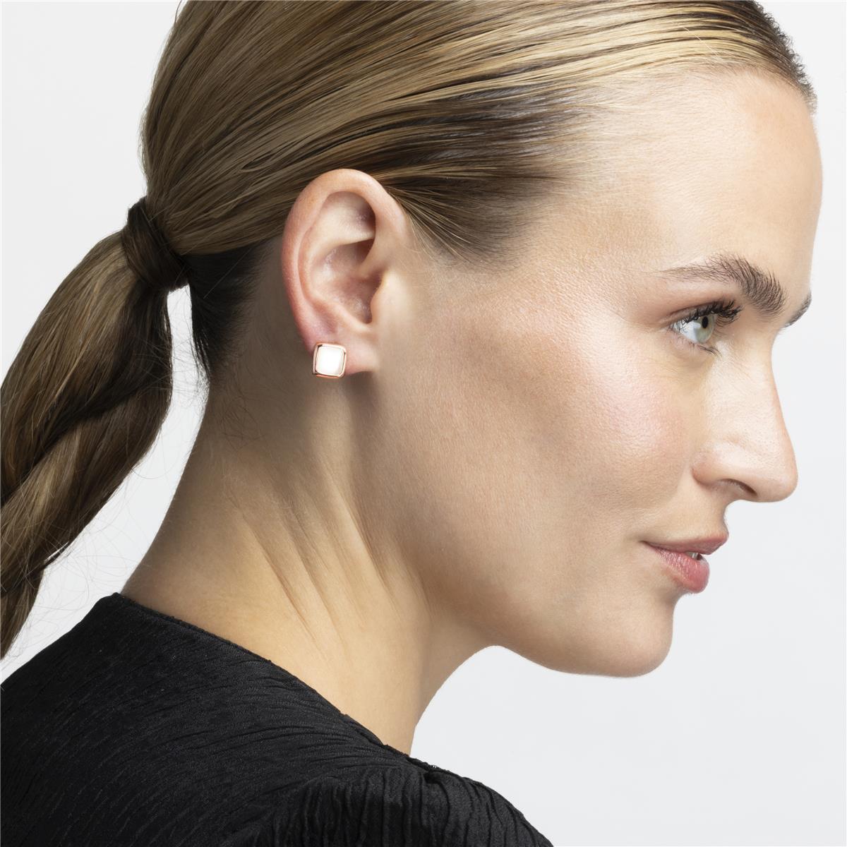 Pendientes Lux by Lux acabados en Oro Rosa De 18 Quilates