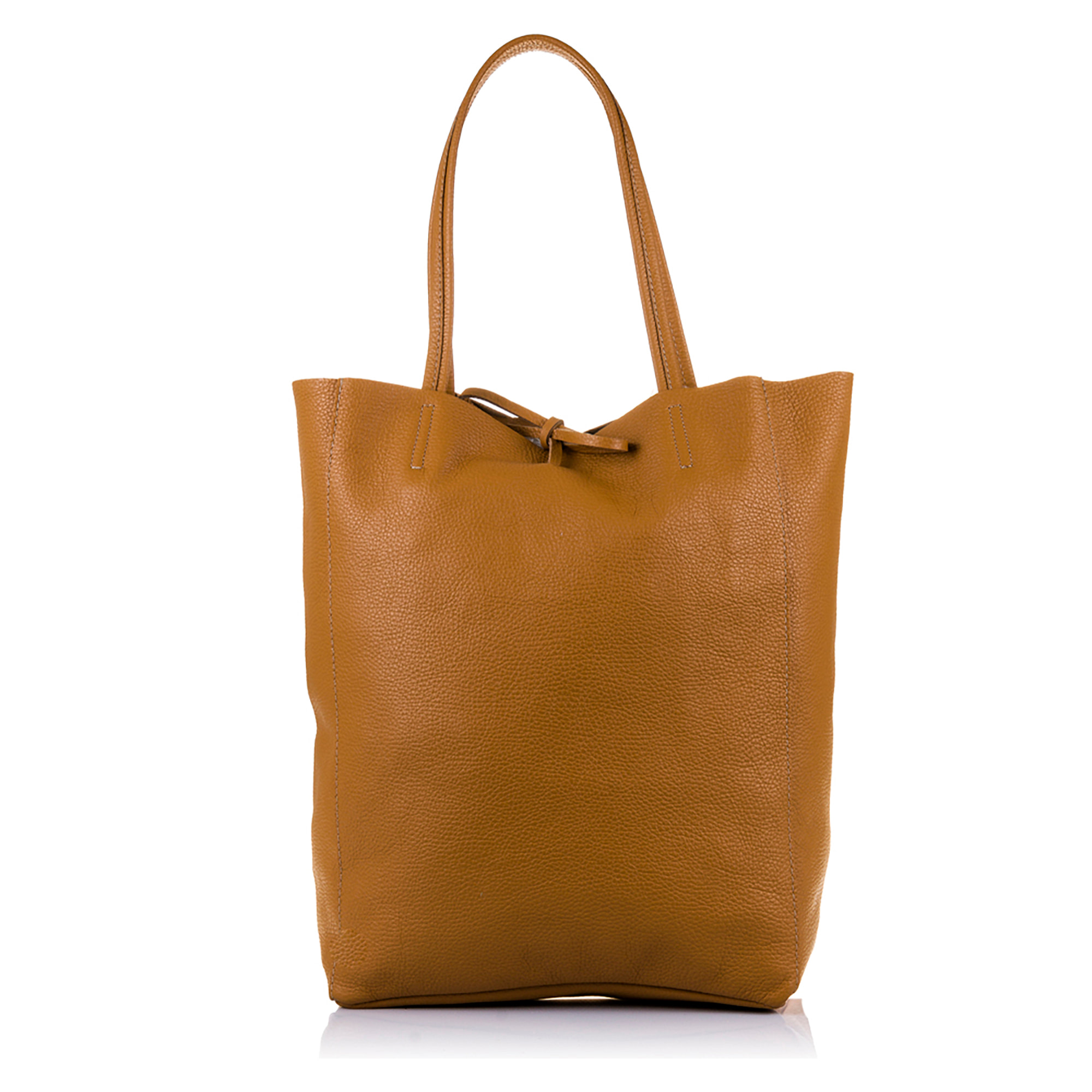 Sibari Borsa Shopper Donna.Pelle autentica Dollaro