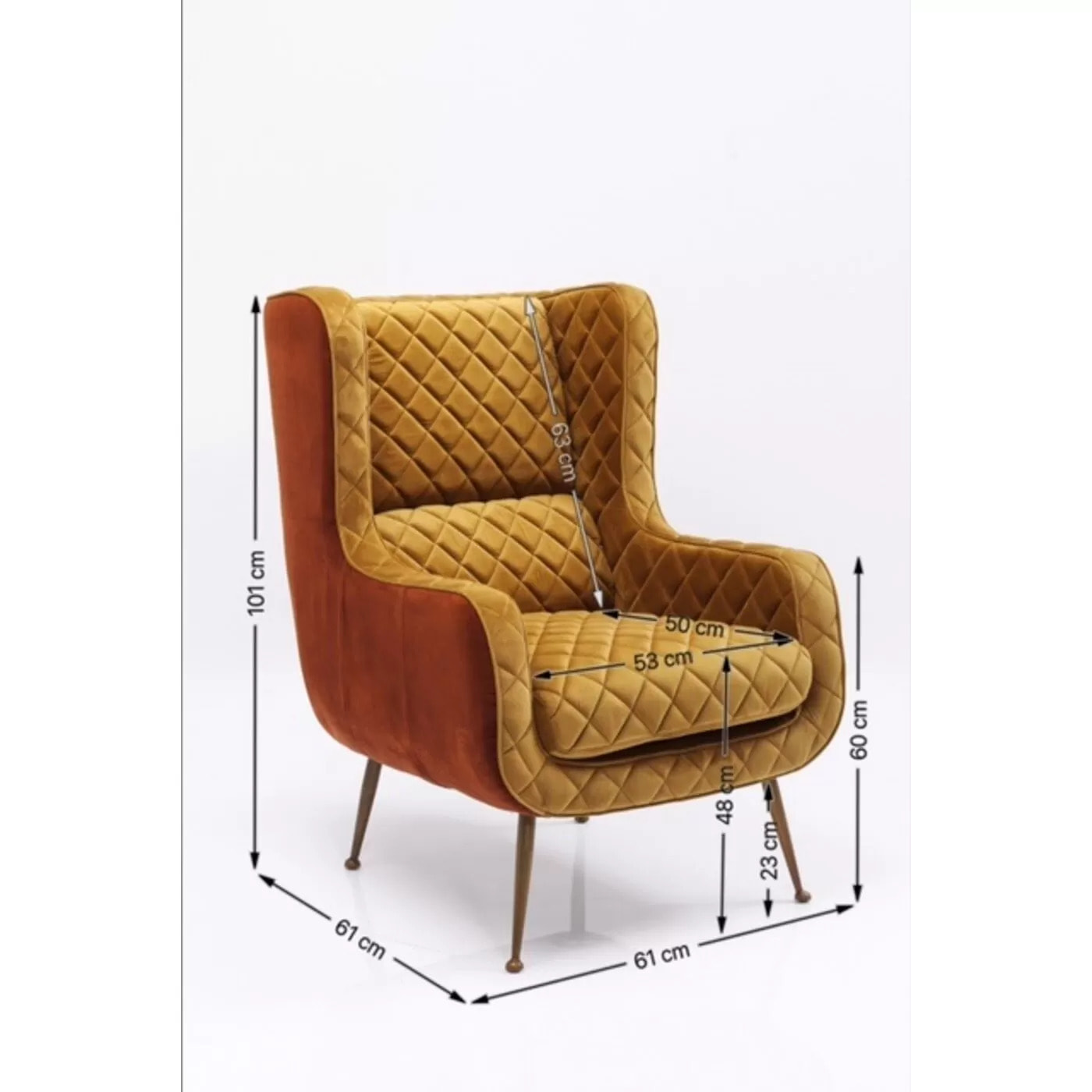 Fauteuil Nona tropical Kare Design