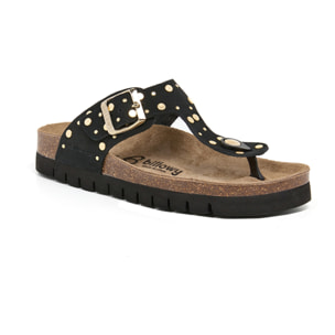 Sandalia Plataforma Negro Mujer BILLOWY NEGRO