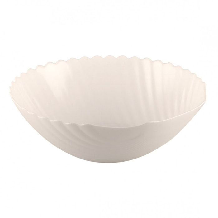 Saladier coquillage blanc 24.3cm