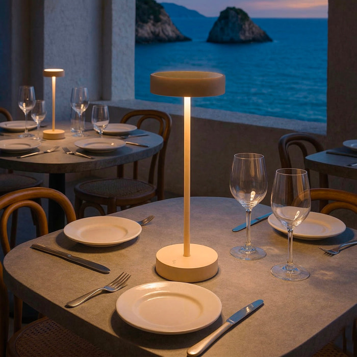 Lampe de table sans fil SANDY H33CM