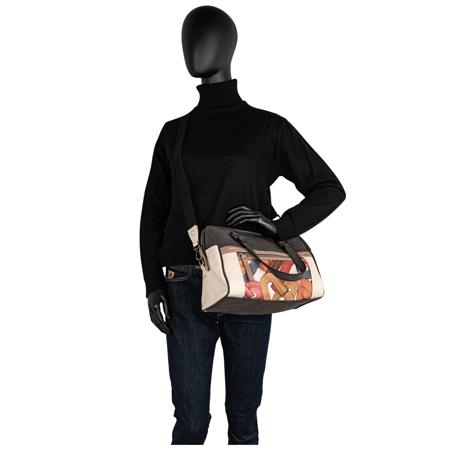 Bolso De Mano Lois Lynwood Negro