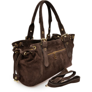 Borsa a mano Anna Luchini Marrone