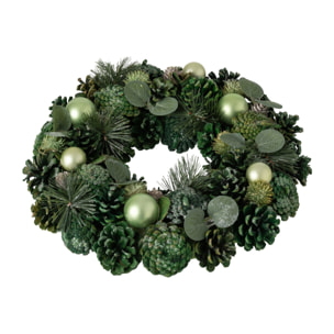 J-Line couronne pomme de pin - vert