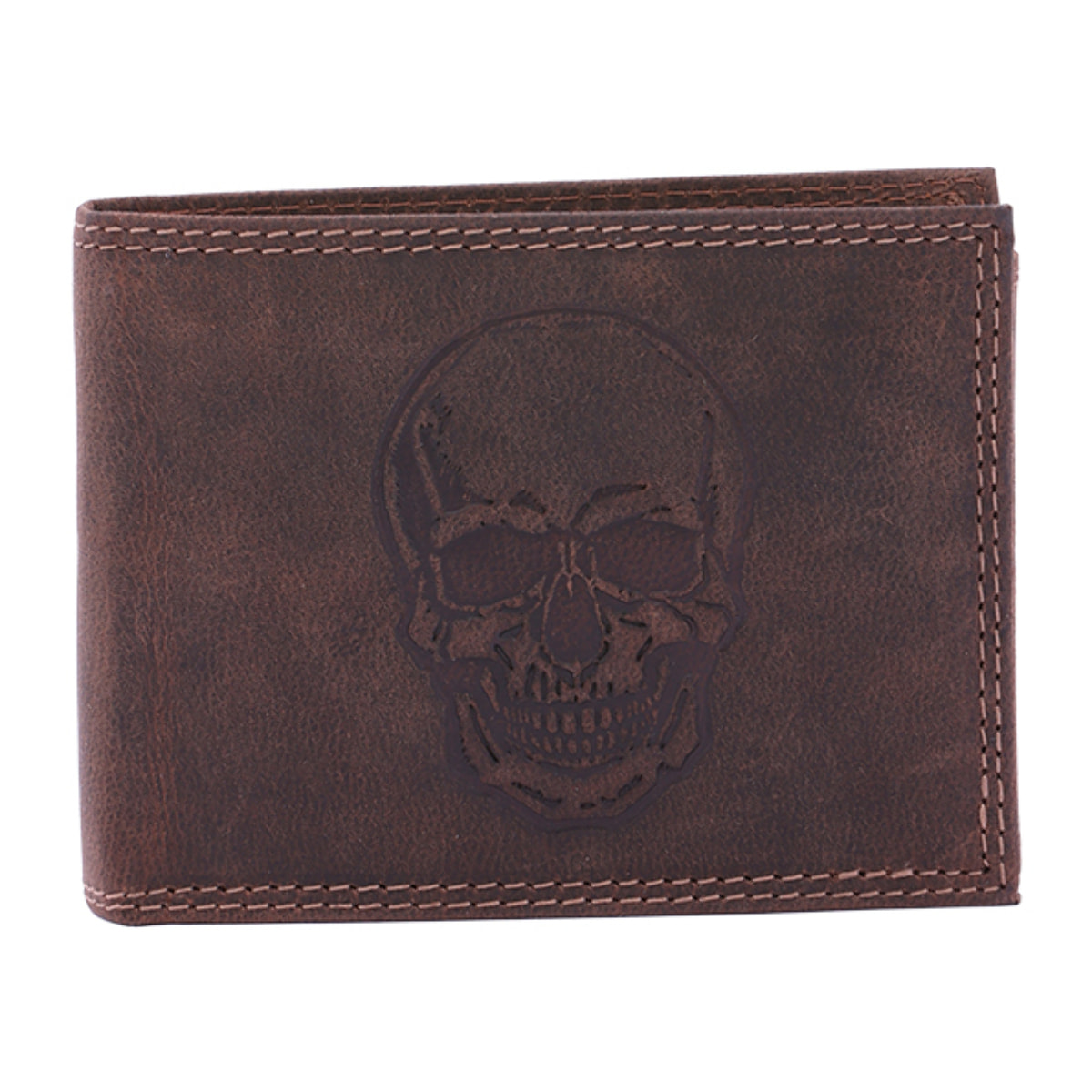 Portafoglio  da uomo In Vera pelle Made in Italy 9,5x12,5x2,5 cm