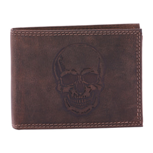 Portafoglio  da uomo In Vera pelle Made in Italy 9,5x12,5x2,5 cm