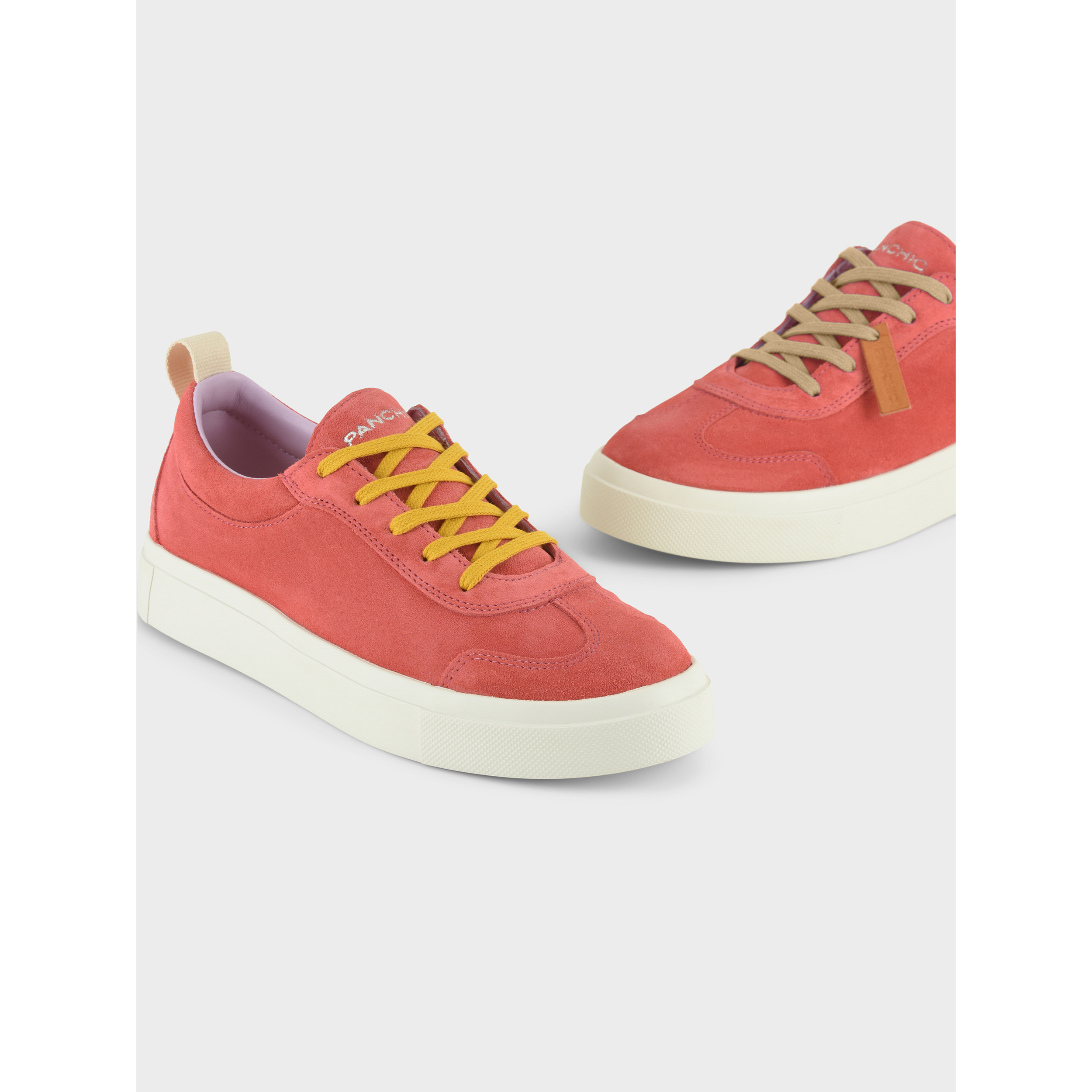 SNEAKER P08 DONNA IN SUEDE FRAGOLA