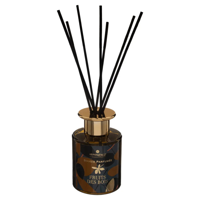 Diffuseur de parfum "Plum" en verre D9cm rouge
