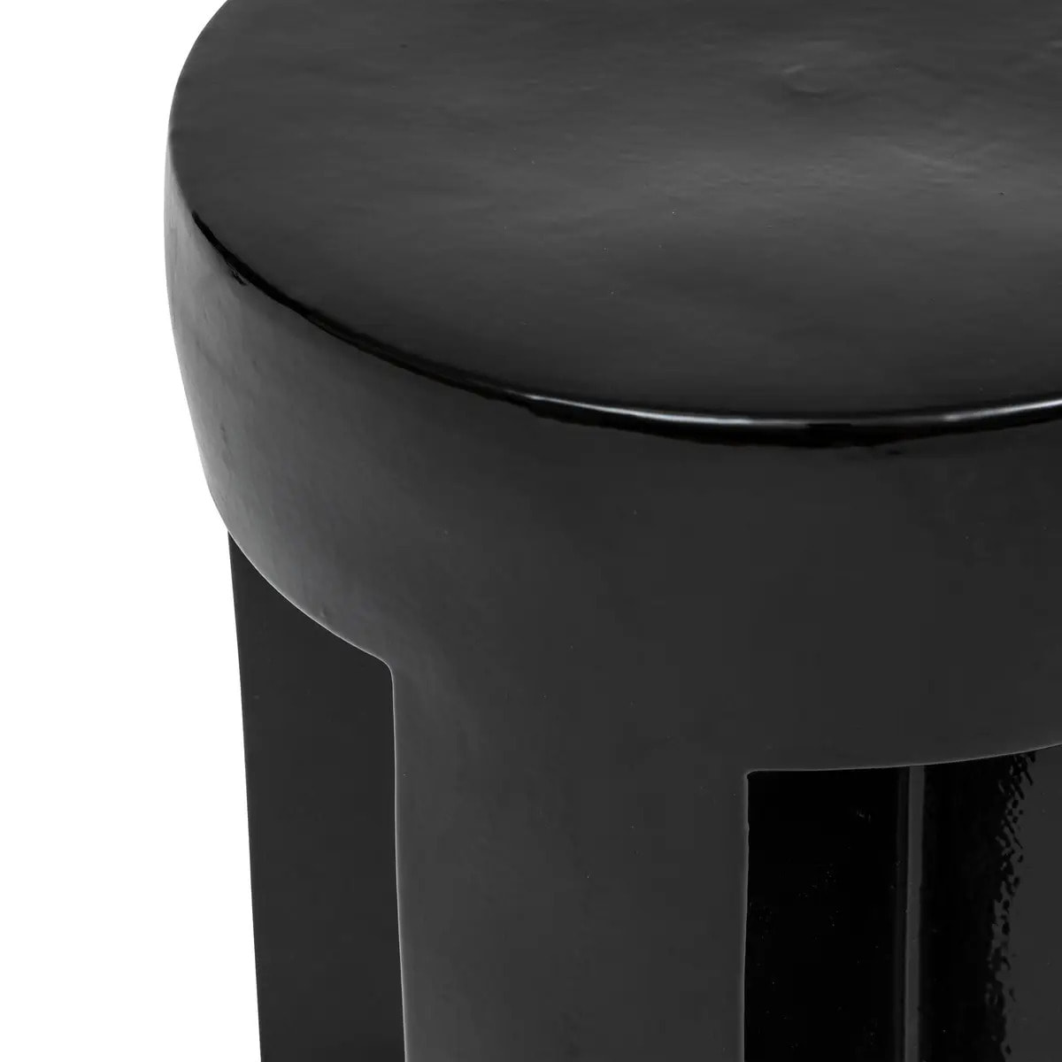 Table d’appoint "Kriz" noir 41x34x34cm