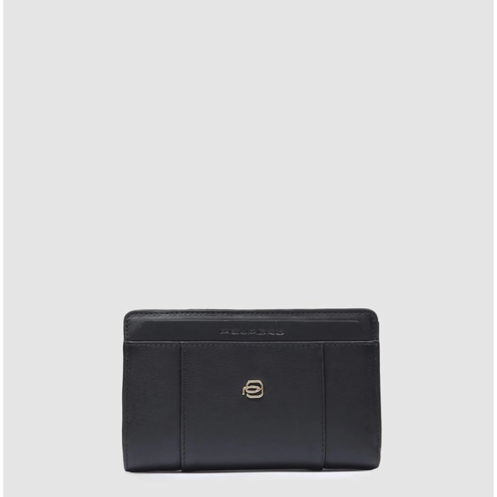 Piquadro Portafogli da con portamonete, porta carte di credito e protezione RFID