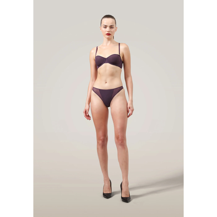 Reggiseno Sheer Opaque Bandeau Bra