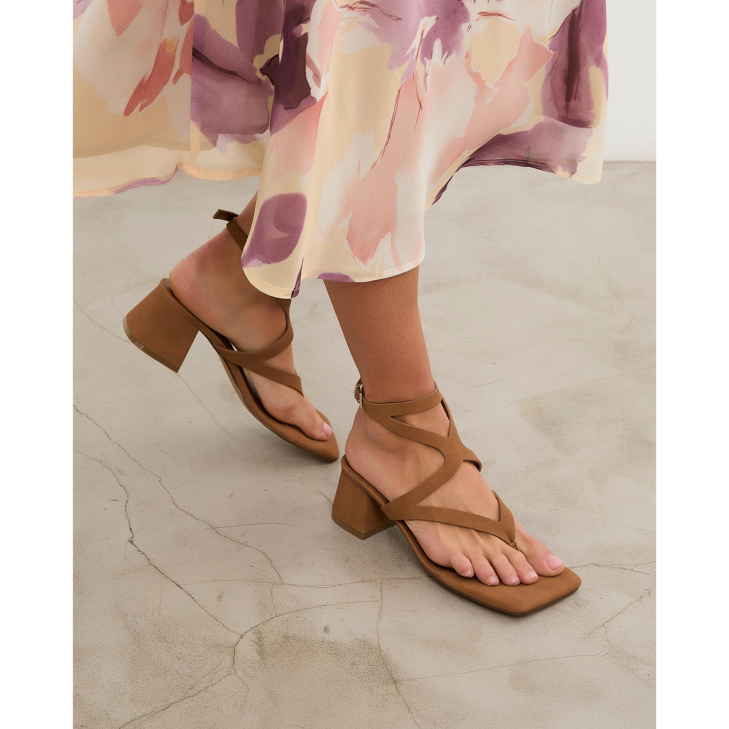 Sandalias de tacón Morey Caramelo 6 cm