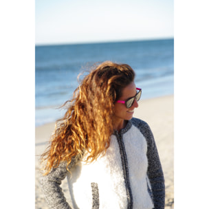 Gafas de sol OCEAN SEA - Frente verde+patillas amarillos+lente ahumado
