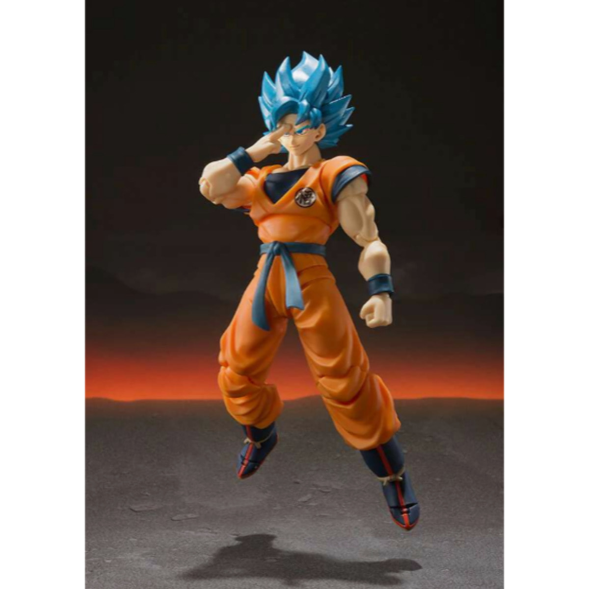 Dragon Ball Super S.H. Figuarts Figure Goku Super Saiyan God Blu 14 Cm Bandai