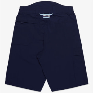 Sebago - Pantaloni Corti Uomo Donna Blu - Crew Cargo