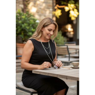 Collar Trinity Drift en plata 10µ charms