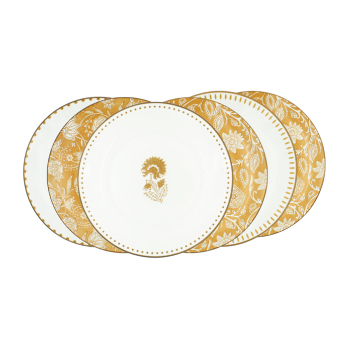 Lot de 6 assiettes à dessert, AMBRE