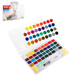 PINTURA ACUARELA SOLIDA 36 COLORES