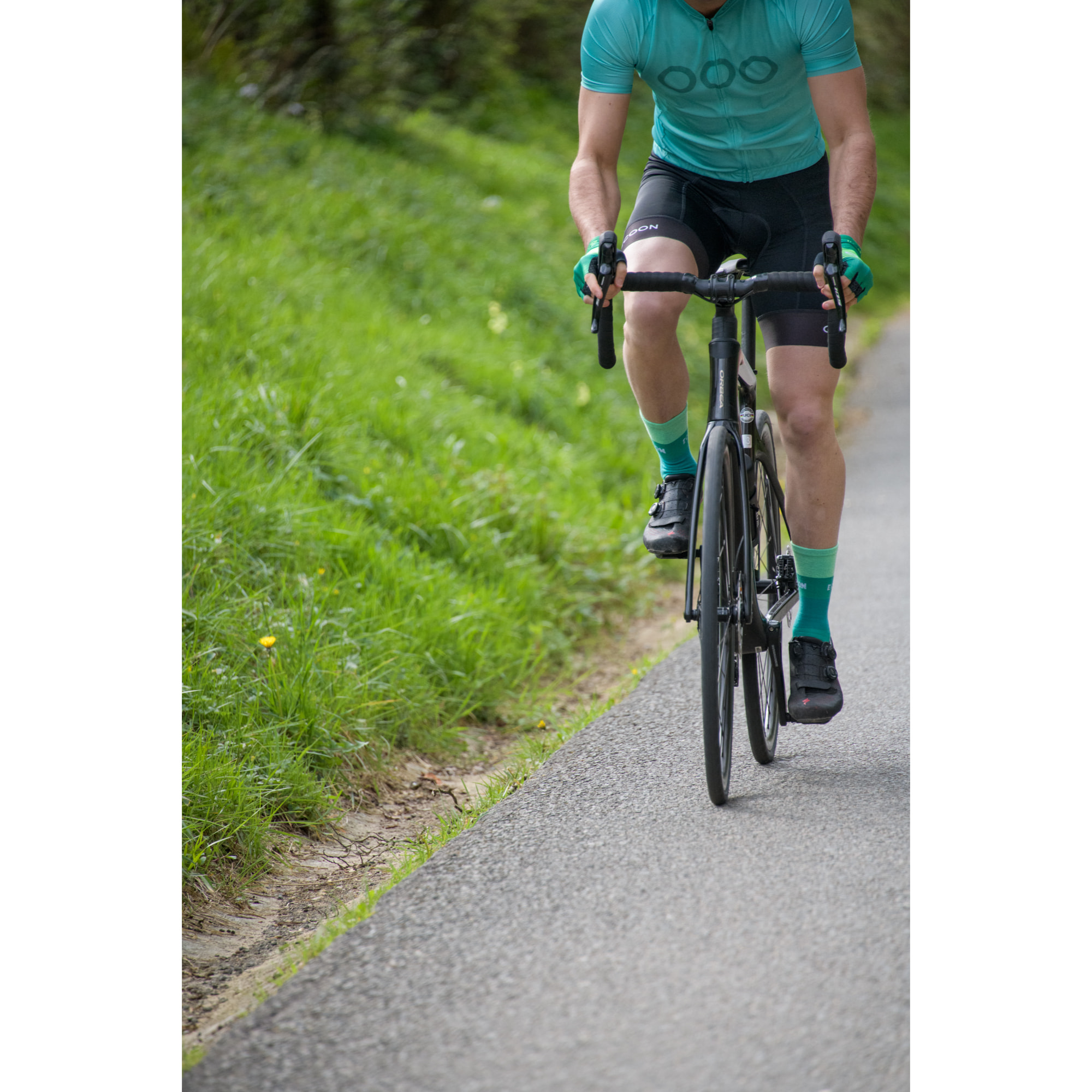 Calcetines de ciclismo unisex ECOON Marsous - Verde