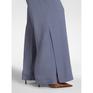 Elena Mirò - Pantalones palazzo de lyocell - Gris