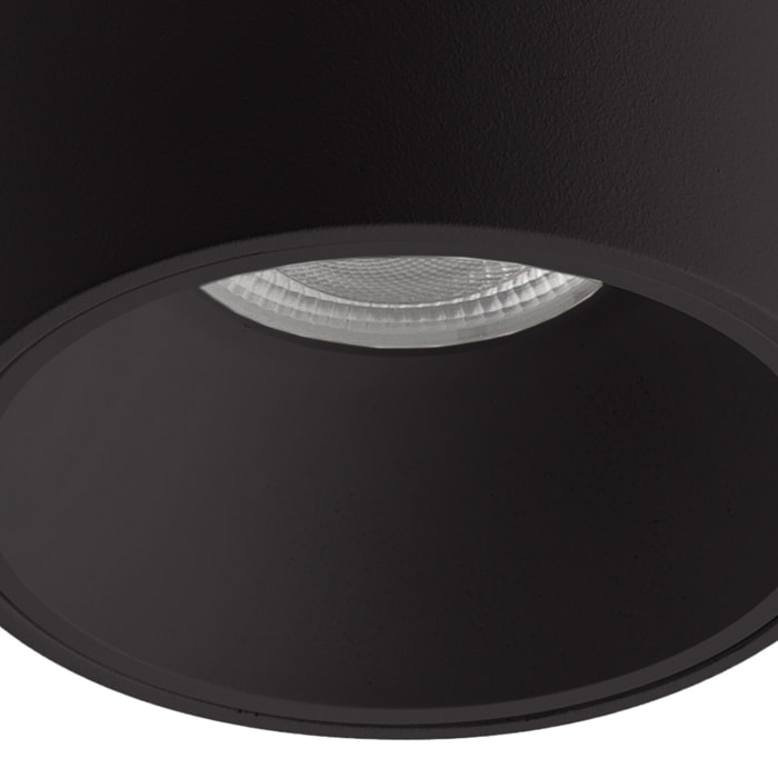 ROL Plafonnier noir 9W