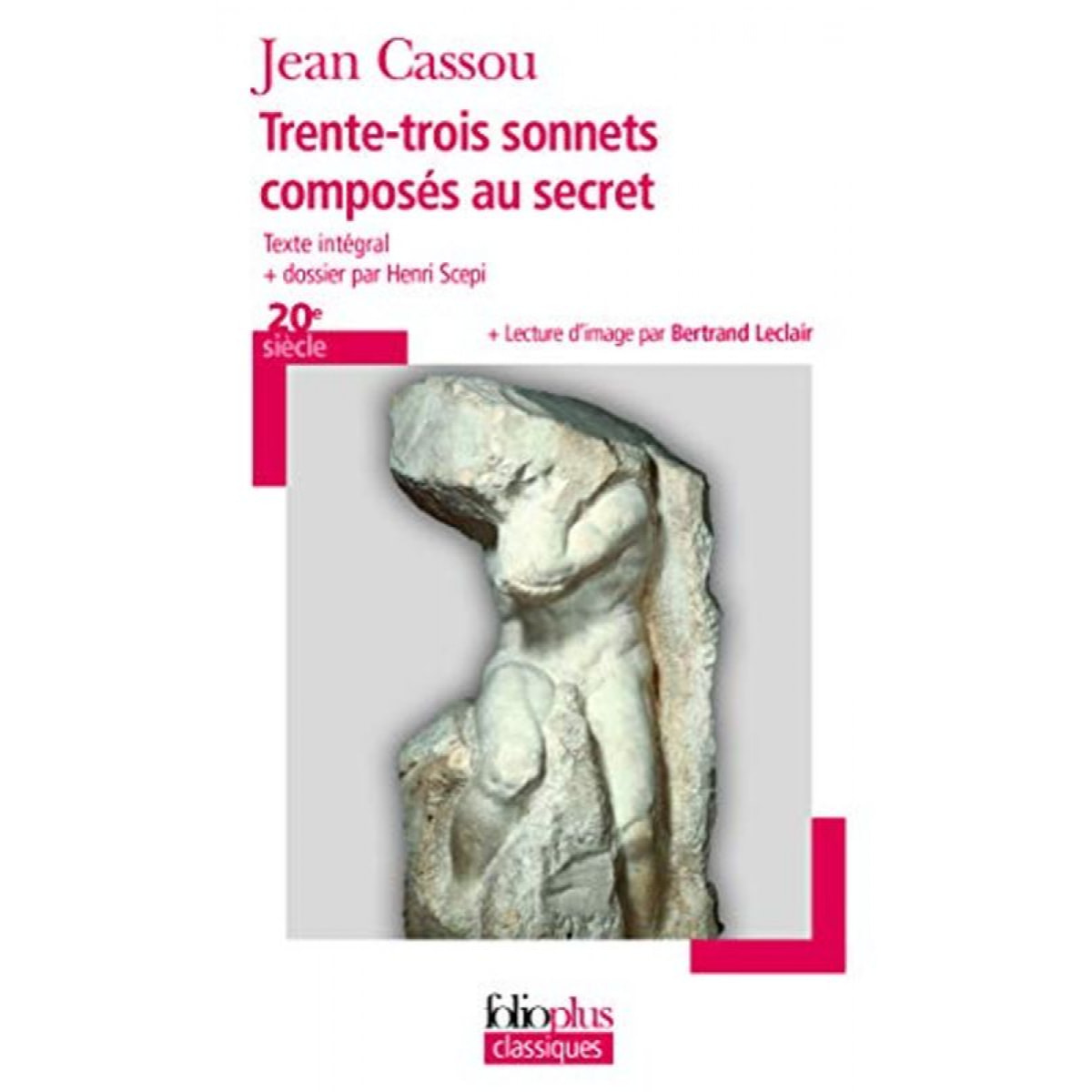 Cassou,Jean | Trente-trois sonnets composés au secret | Livre d'occasion