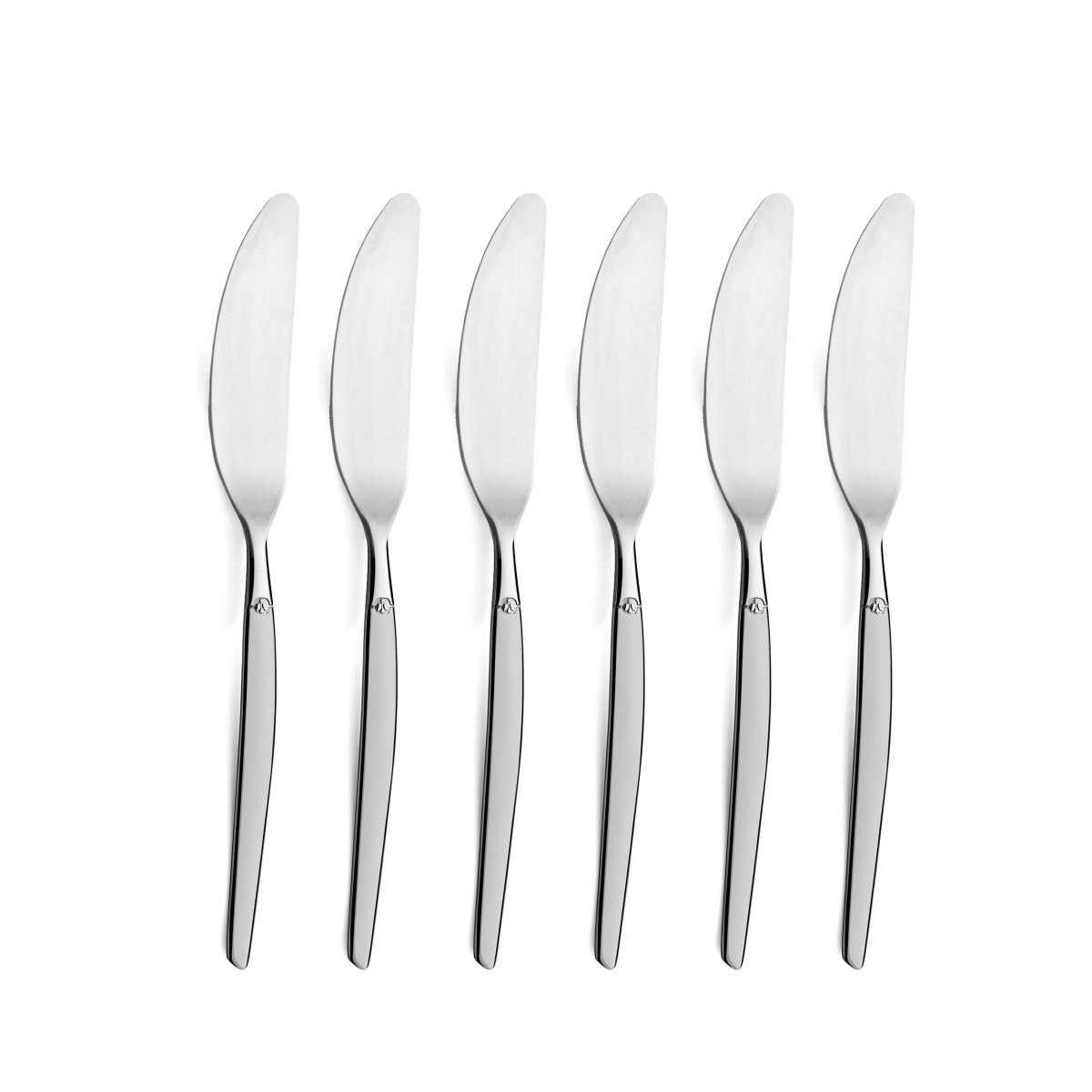 Jet Satin - Set di 6 coltelli da burro