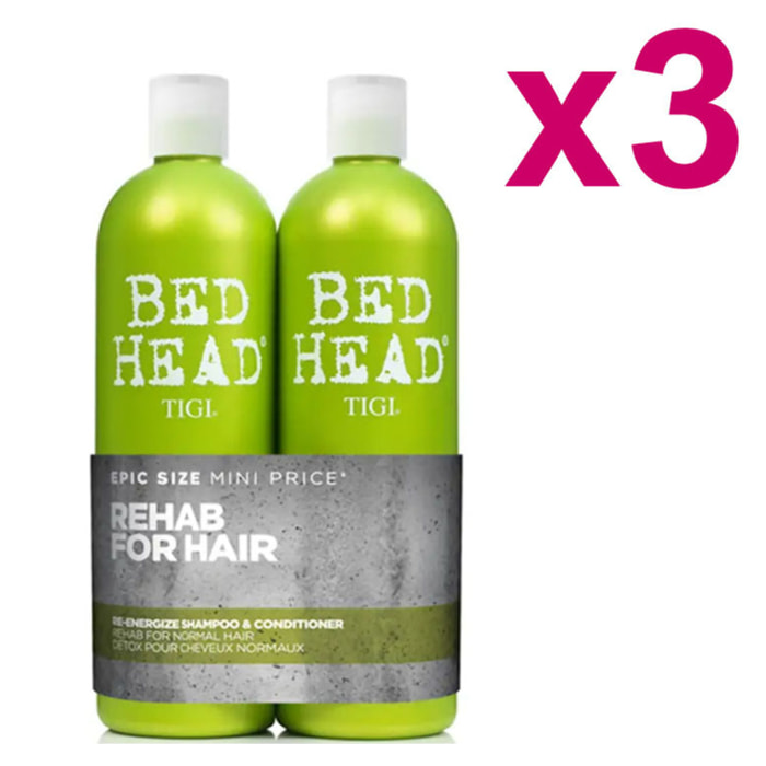 TIGI Bed Head Re-Energize Tween Duo Kit 3 PIEZAS
