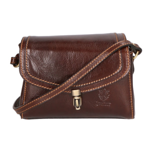 Borsa a tracolla Faye da donna In Vera pelle Made in Italy 18x13x5 cm