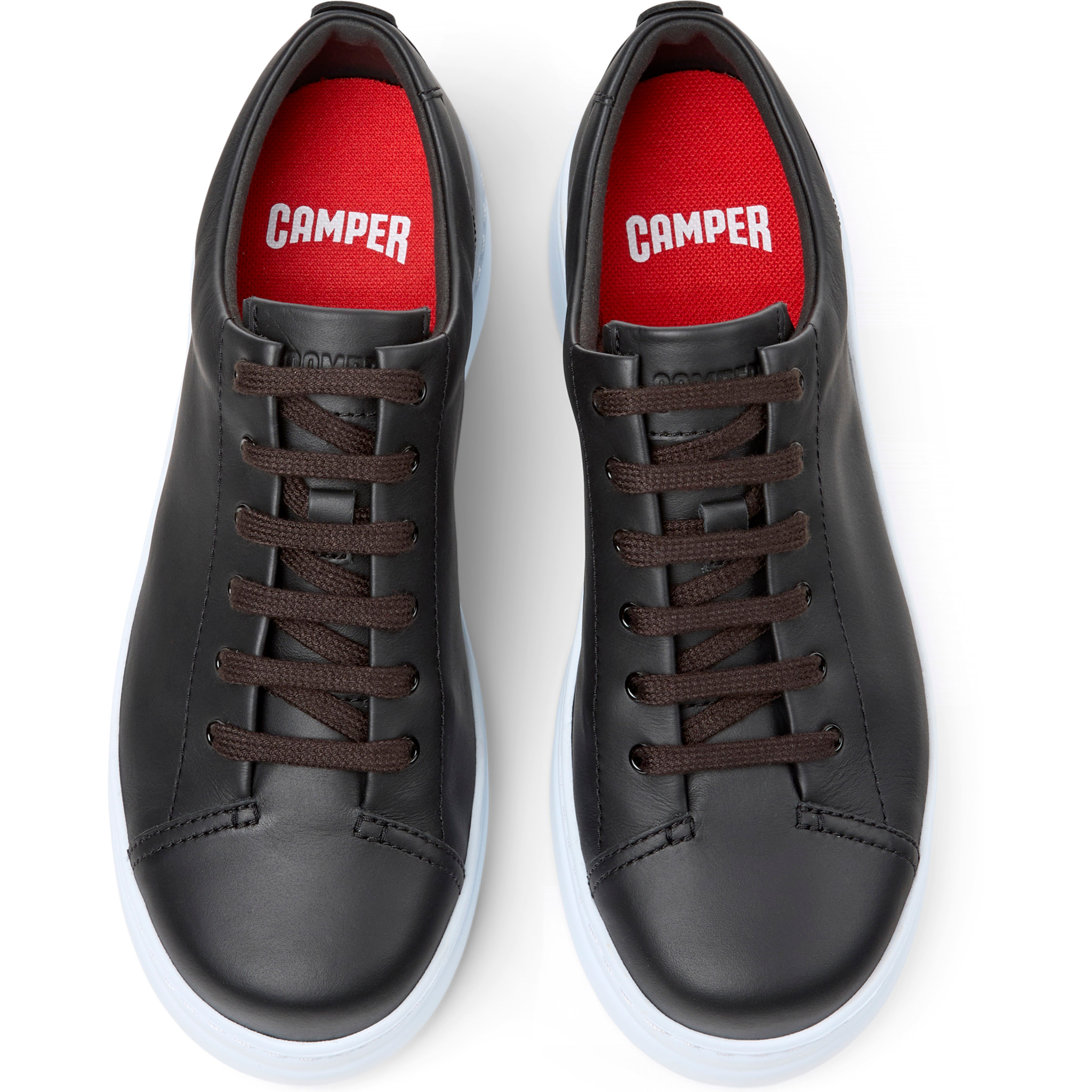 Zapatillas - CAMPER Runner Up - Negro - Cuero liso