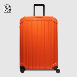 Piquadro Valise trolley moyen à 4 roues extensible avec serrure TSA et doublure lavable amovible