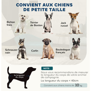 Canapé chien design méridienne - coffre rangement intégré - velours vert