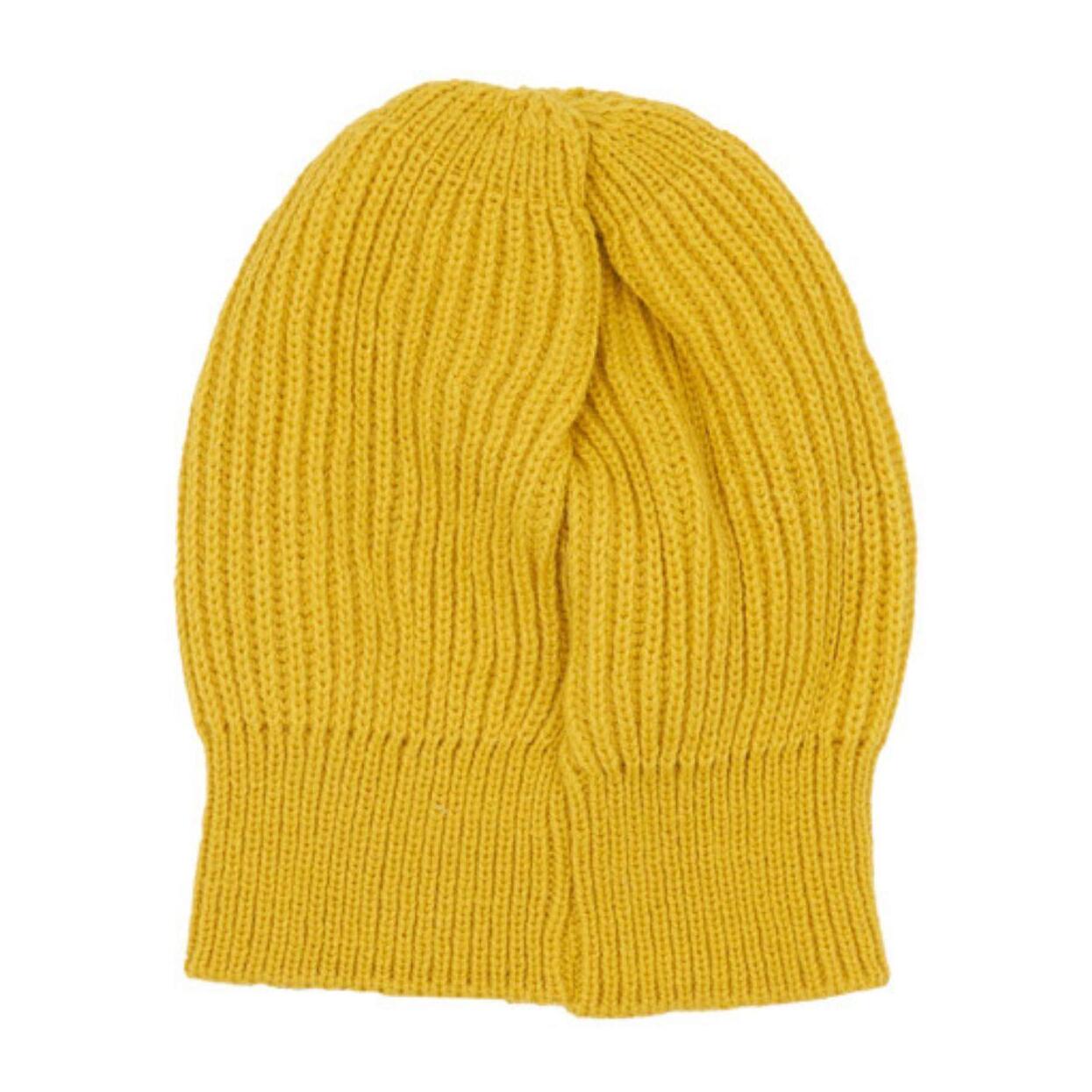 Gorro de punto con pequeño logo 'Basic'