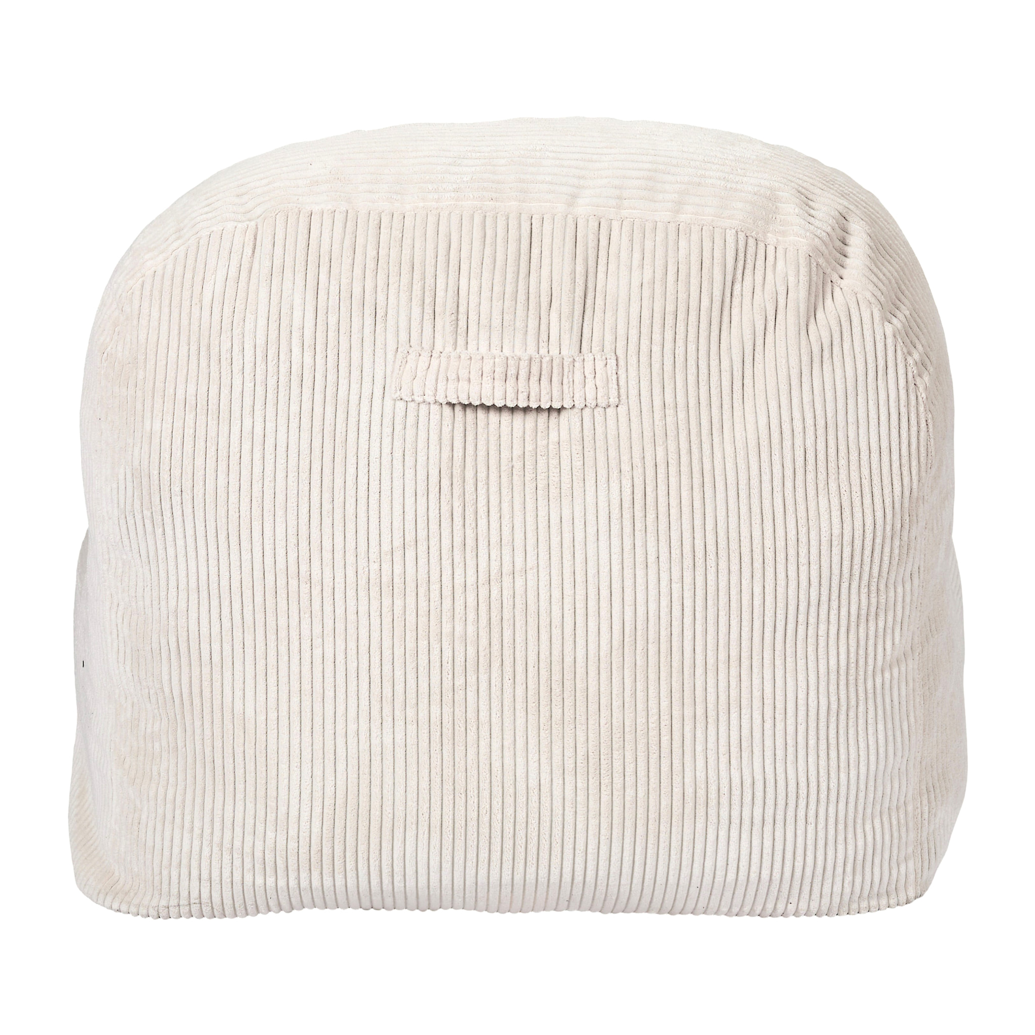 Fauteuil - HOME DECO FACTORY - Scott - Compact - Côtelé - Beige