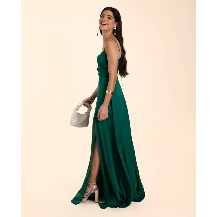 Vestido largo princesa de tirantes