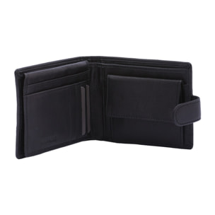 Portafoglio uomo in vera pelle - Modello False - Casual - 9.5 x 12.0 x 2.5 cm