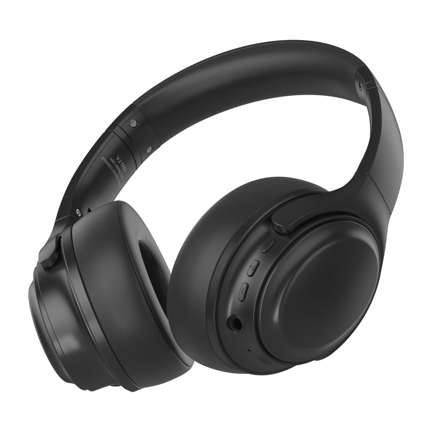 VJ099 Cuffie Bluetooth 5.3 con cancellazione attiva del rumore ANC. Accesso con assistente vocale a mani libere.