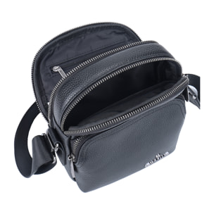 Borsa a tracolla  da uomo In Vera pelle Made in Italy 16x20x9 cm