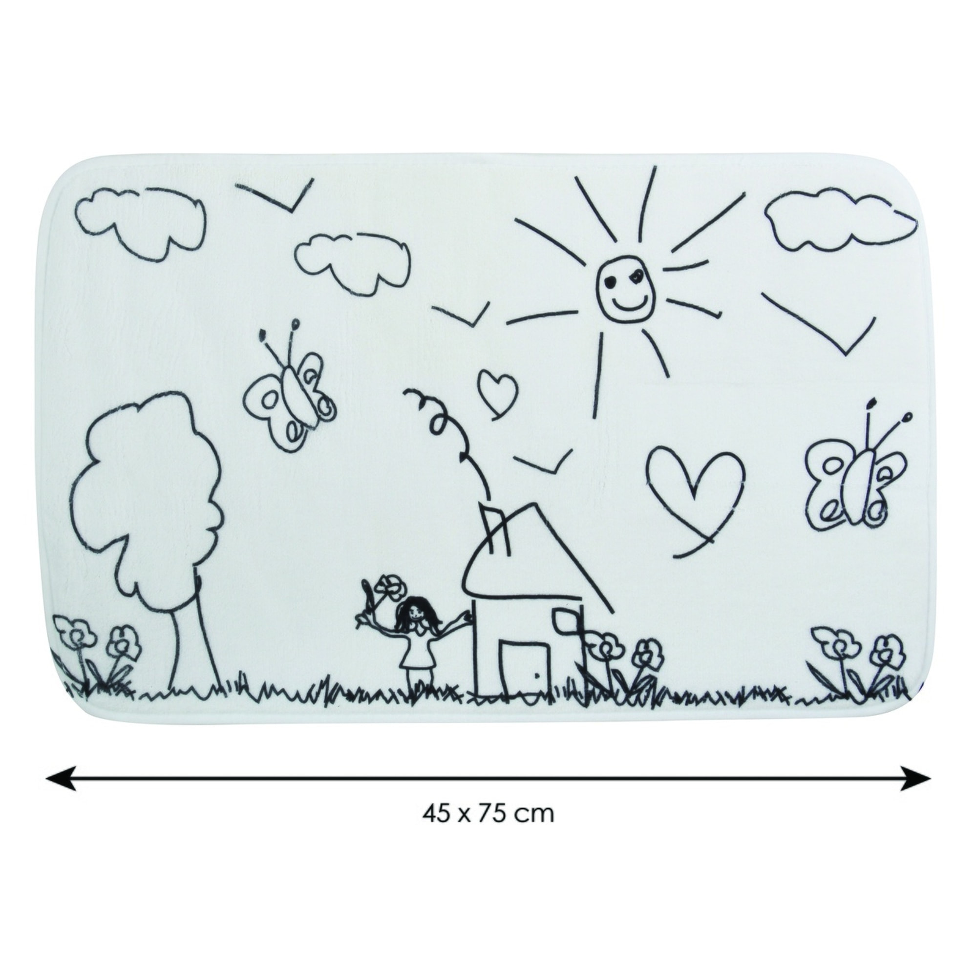 Alfombra de baño 45 X 75 CM