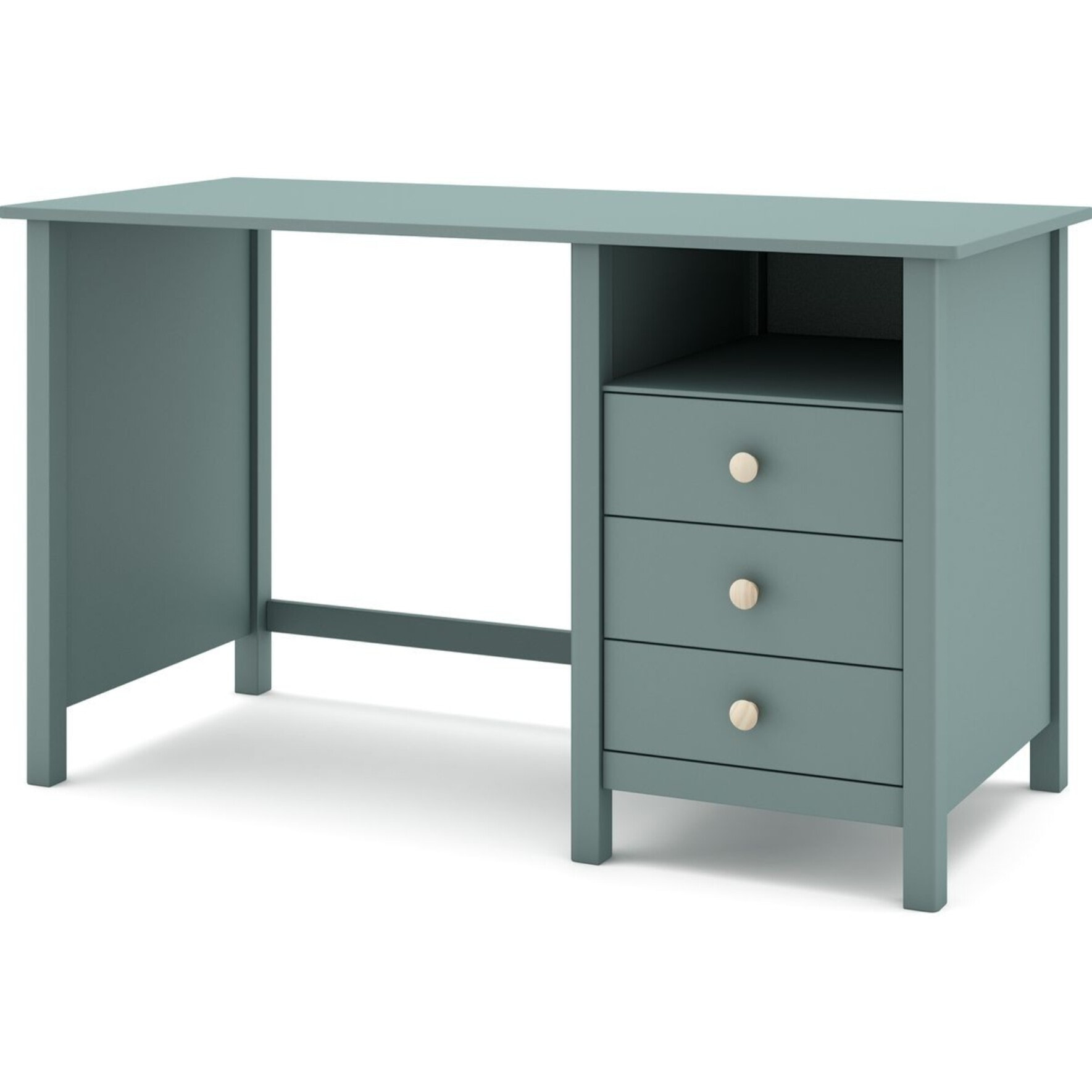 Bureau enfant 3 tiroirs en bois massif - MELVIN