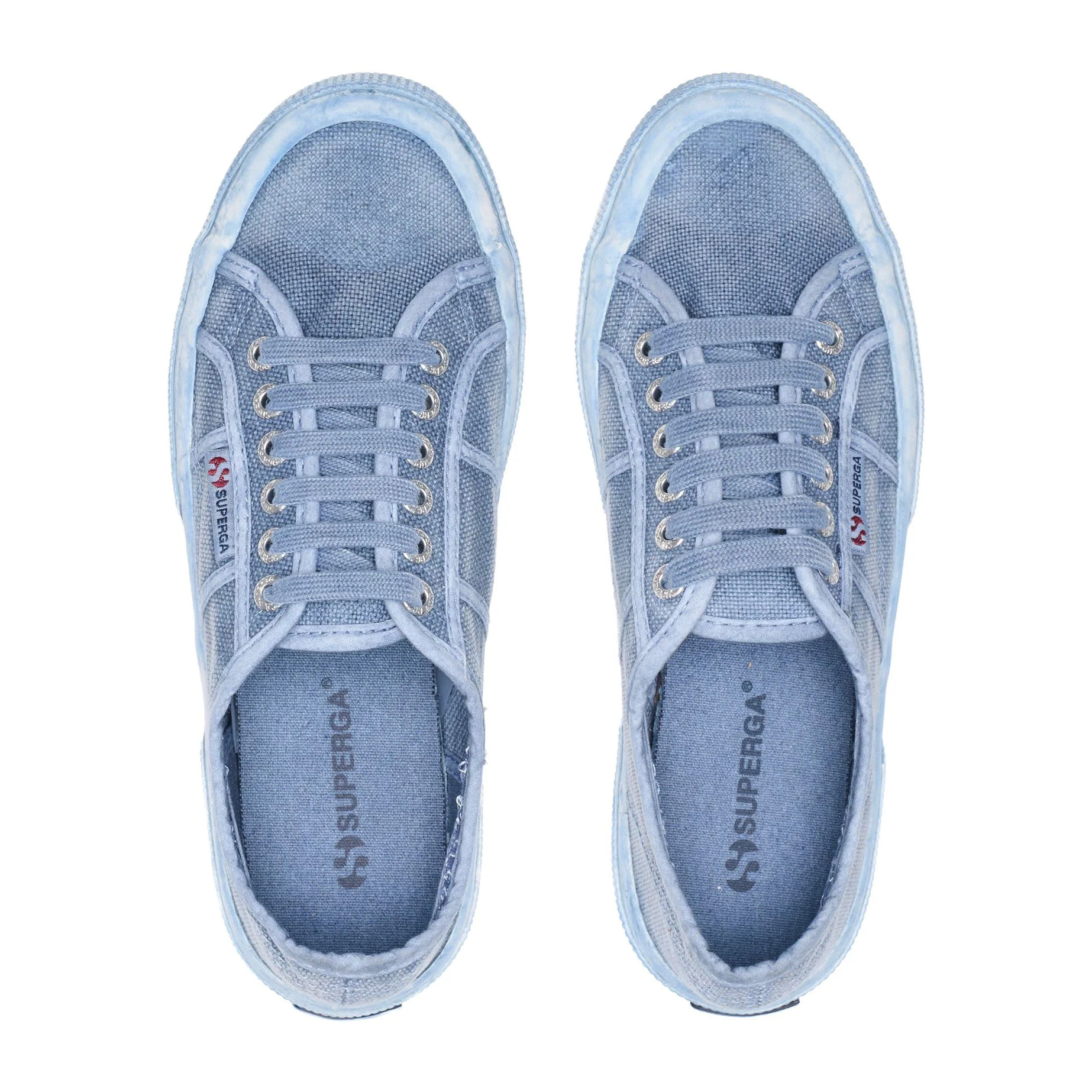 Superga - Uomo Donna Blu - 2750 COTTON DYED