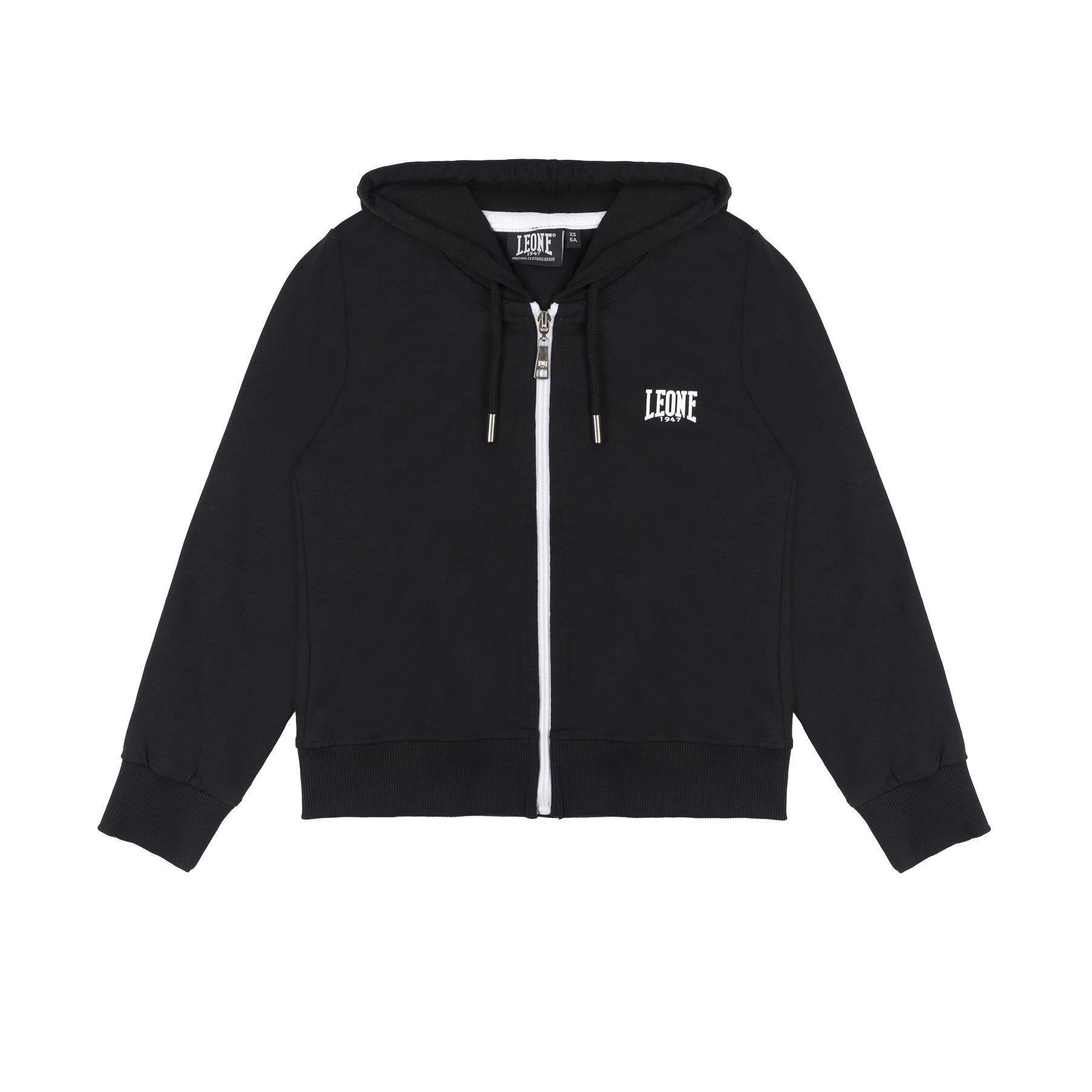 Tuta da bambina in cotone non garzato Leone Sporty