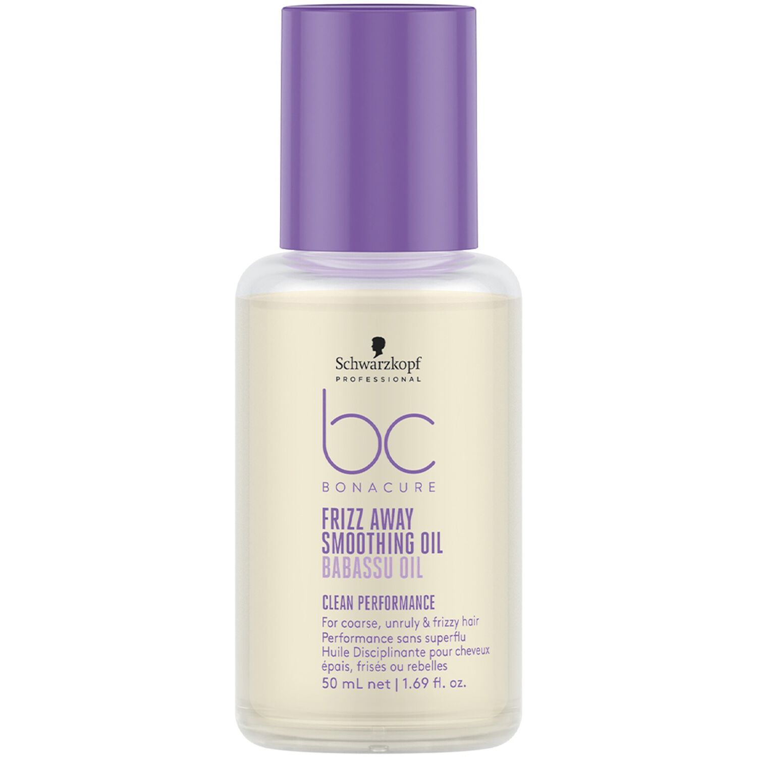 Frizz Away - Huile anti-frisottis et anti-humidité - cheveux rebelles, épais et frisés 50 ml