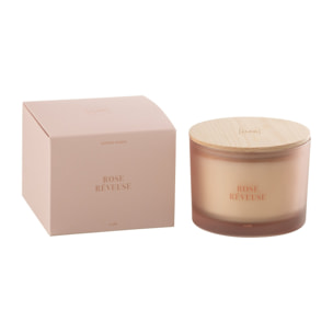 J-Line bougie parfumée Accords Essentiels - Rose Rêveuse - rose - 28H