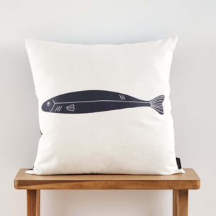 Housse de coussin réversible 100 % coton 50x50 cm Oropesa A