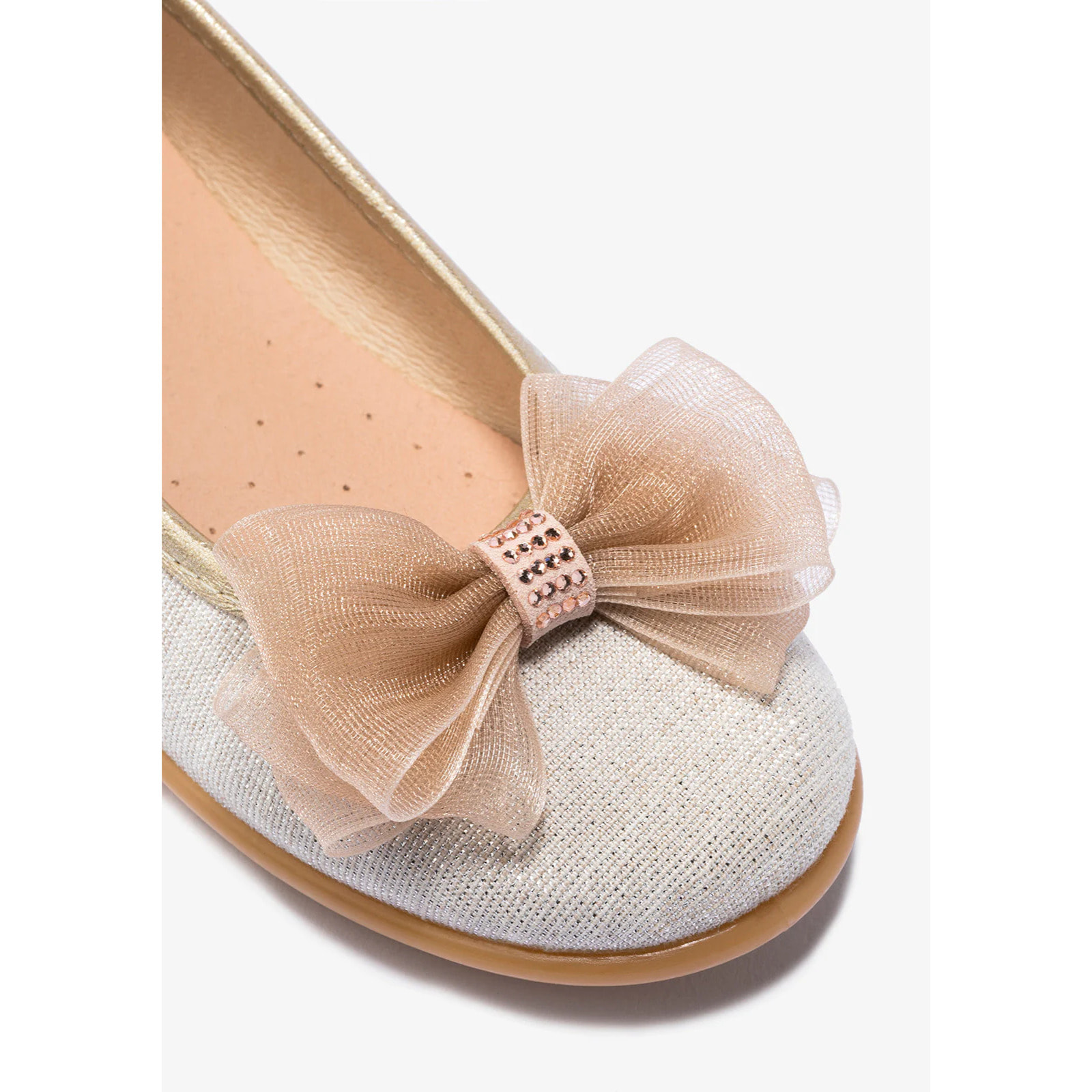 BALLERINE DA BAMBINA CON FIOCCO IN  B&W