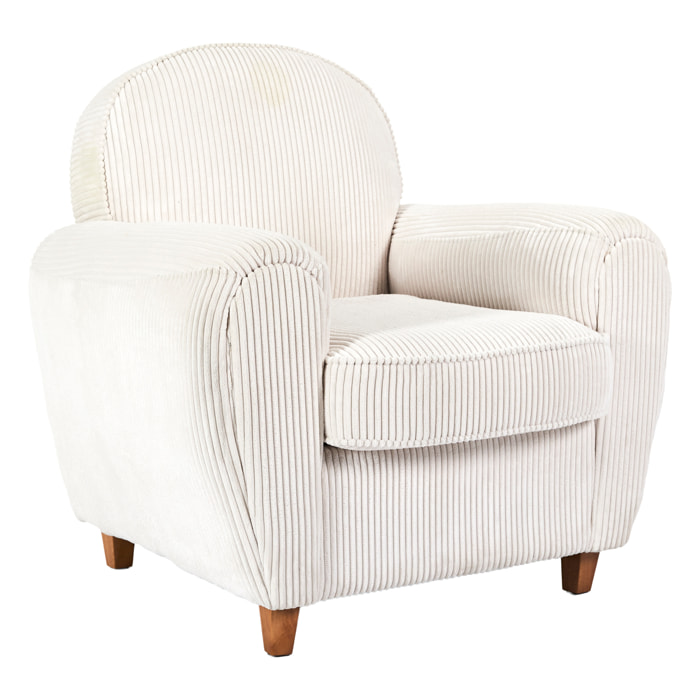 Fauteuil Club Cotele Scott Beige M1