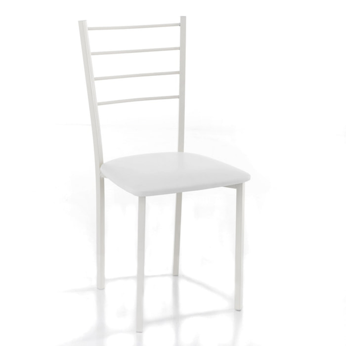 Tomasucci Lot de 4 Chaises JUST BLANCHE