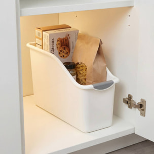Organiseur sous-évier rectangulaire Essentiels petit format blanc